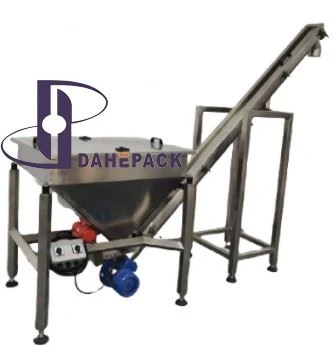 Inclined Screw Conveyor Feeder Hopper / Auger Conveyors